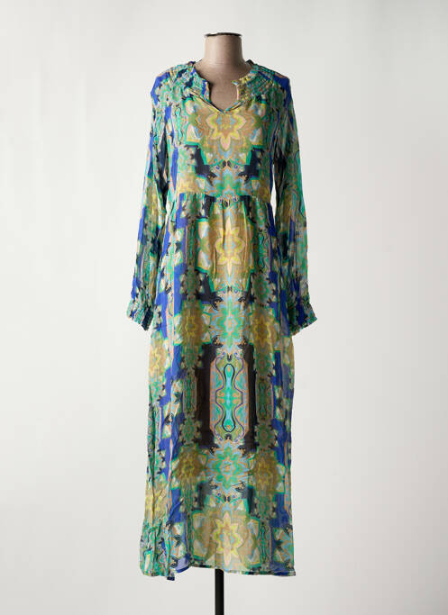 Robe longue bleu CREAM pour femme