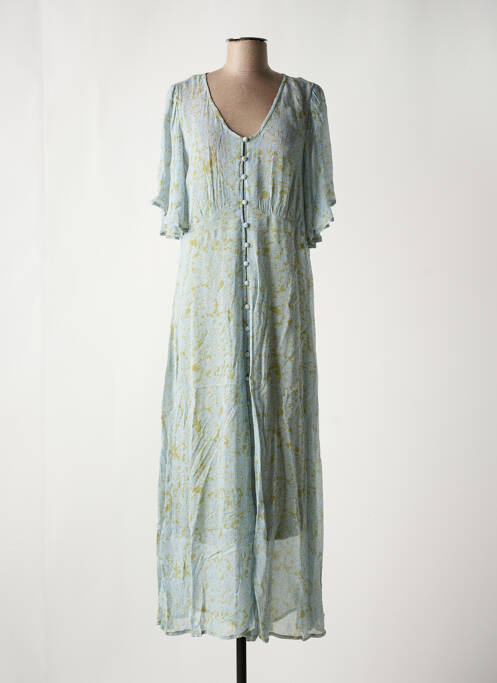 Robe longue bleu CREAM pour femme