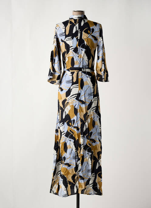 Robe longue bleu KAFFE pour femme