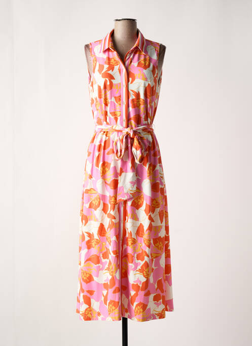 Robe longue orange K-DESIGN pour femme