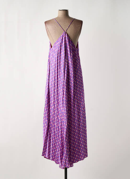 Robe longue violet MAITE BY LOLA CASADEMUNT pour femme
