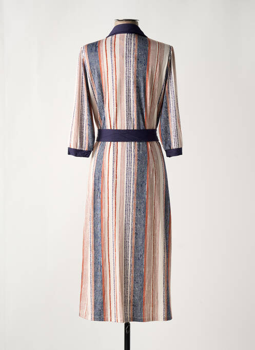 Robe mi-longue bleu K-DESIGN pour femme