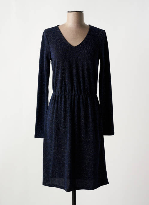 Robe mi-longue bleu KAFFE pour femme