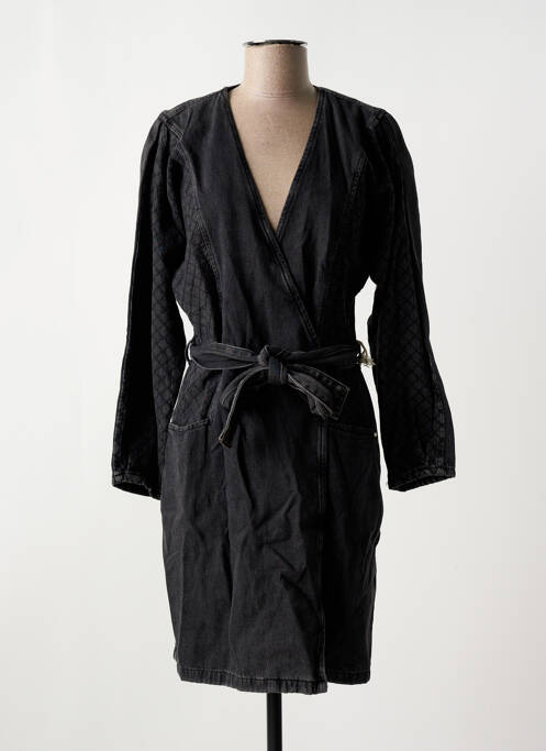 Robe mi-longue noir BSB pour femme