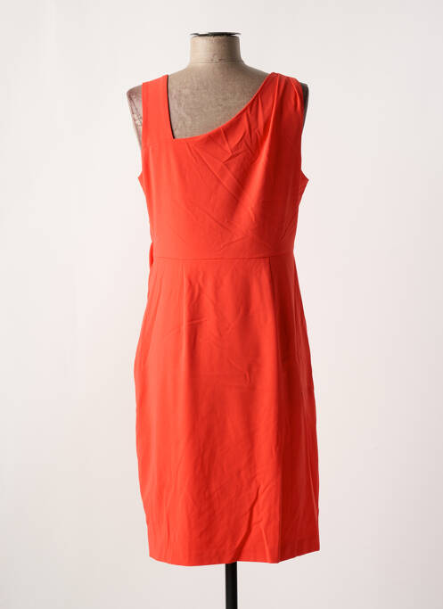 Robe mi-longue orange K-DESIGN femme