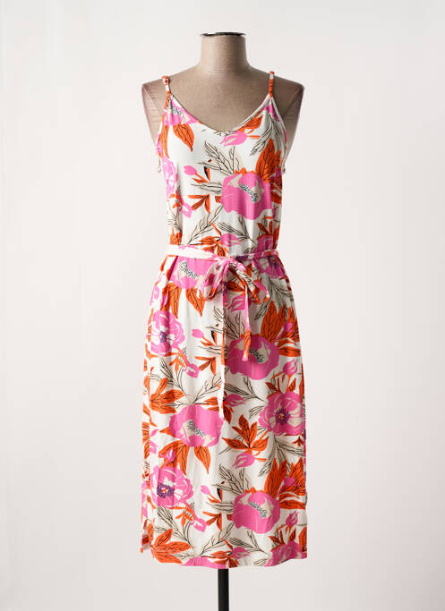 Robe mi-longue rose ZILCH pour femme