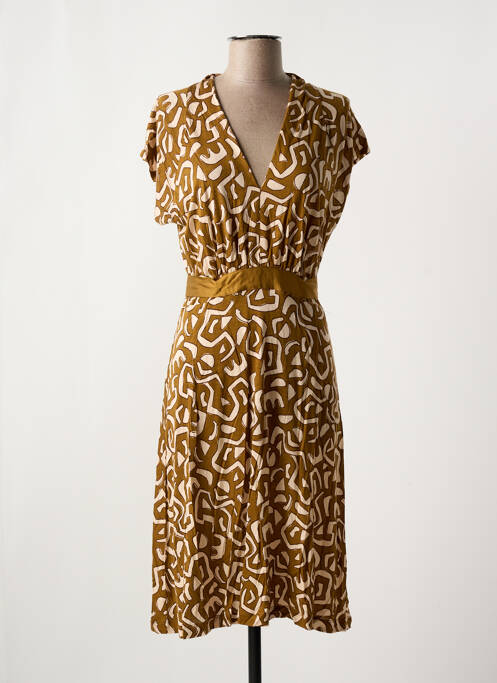 Robe mi-longue vert SURKANA pour femme