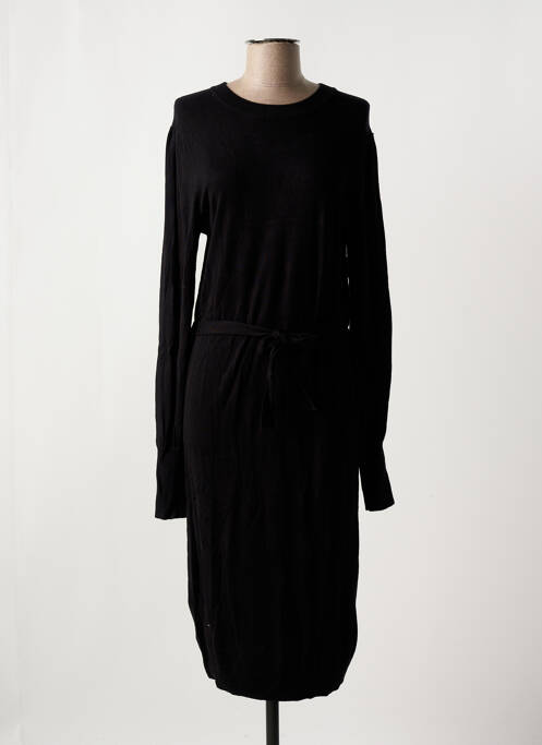 Robe pull noir KAFFE pour femme