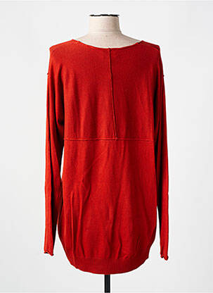 Pull col v manches longues orange ZILCH femme