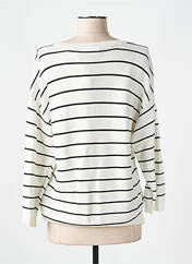 Gilet manches longues beige CREAM pour femme seconde vue