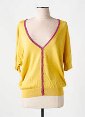 Gilet manches longues jaune ZILCH pour femme seconde vue