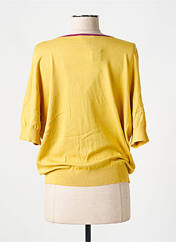 Gilet manches longues jaune ZILCH pour femme seconde vue