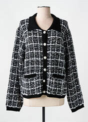 Gilet manches longues noir CREAM pour femme seconde vue