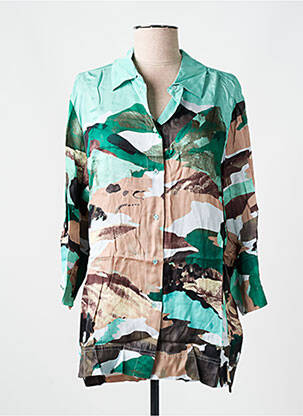 Tunique manches longues vert IN WEAR pour femme