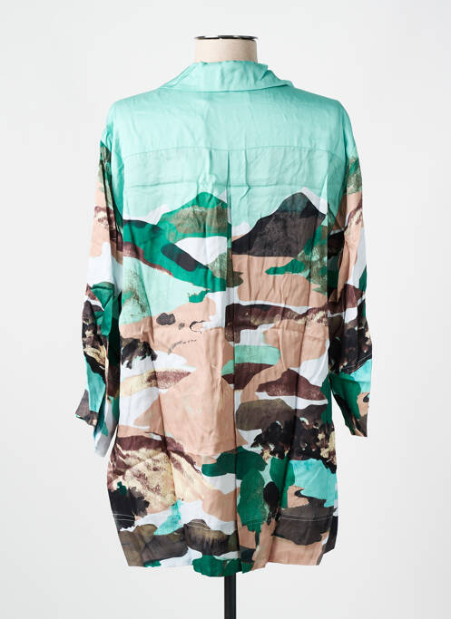 Tunique manches longues imprimé fantaisie vert IN WEAR femme