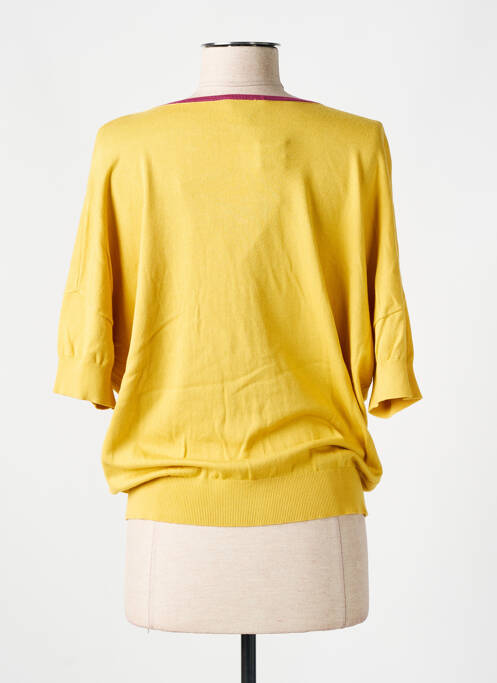 Gilet manches longues jaune ZILCH femme