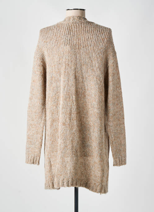 Gilet manches longues marron JULIE GUERLANDE pour femme