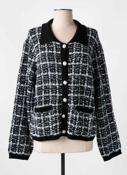 Gilet manches longues noir CREAM pour femme