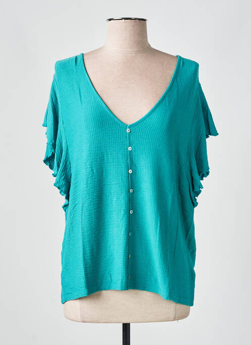 T-shirt vert JULIE GUERLANDE pour femme