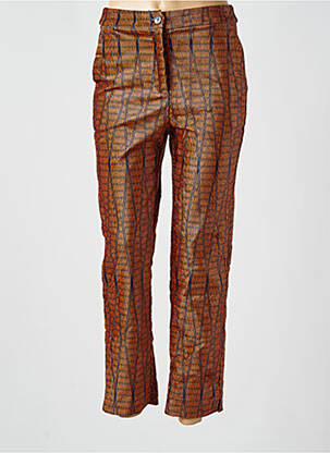Pantalon 7/8 stretch taille normale orange SURKANA femme