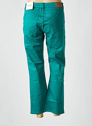 Jeans coupe slim stretch taille normale vert CREAM femme