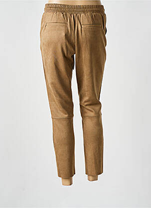 Jogging stretch taille normale marron KAFFE femme