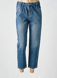 Jeans boyfriend taille haute taille haute bleu FREEMAN T.PORTER femme