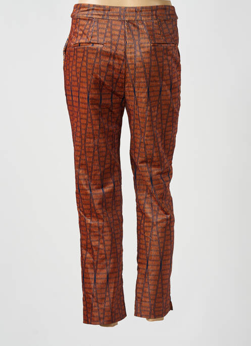 Pantalon 7/8 stretch taille normale orange SURKANA femme