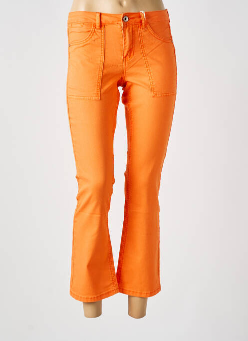 Jeans bootcut orange CREAM pour femme