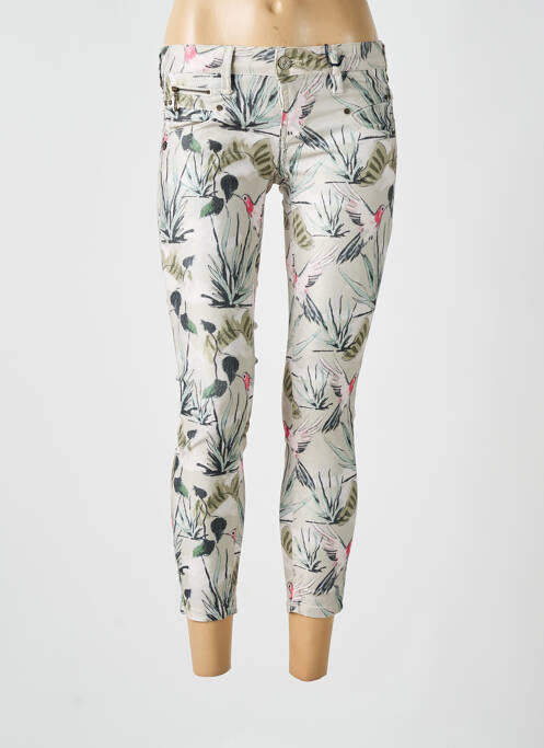 Jeans skinny vert FREEMAN T.PORTER pour femme