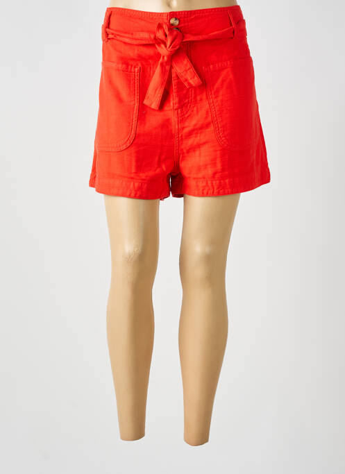Short rouge HAPPY pour femme