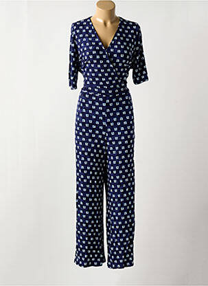 Combi-pantalon manches courtes manches courtes bleu SURKANA femme