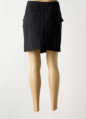 Jupe courte coupe droite noir IKKS femme