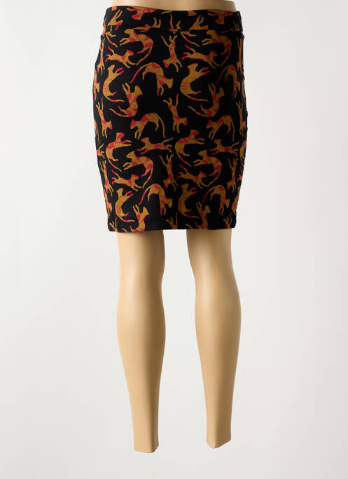 Jupe mi-longue noir ZILCH pour femme