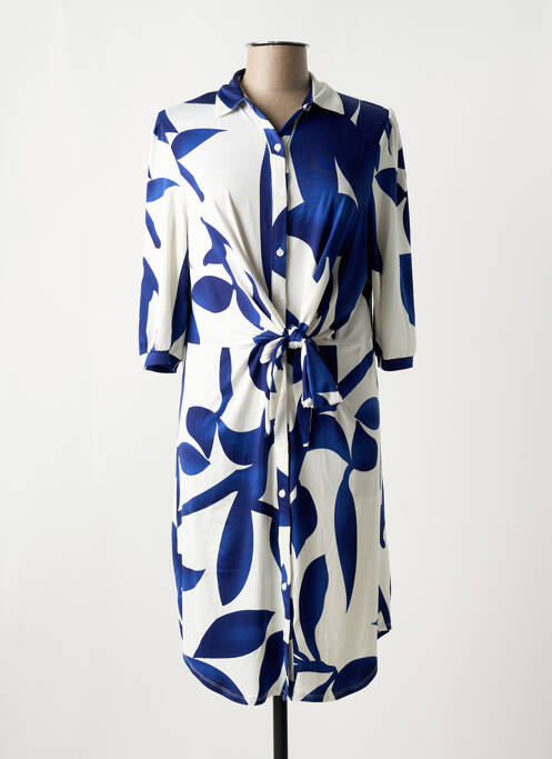 Robe mi-longue bleu K-DESIGN pour femme