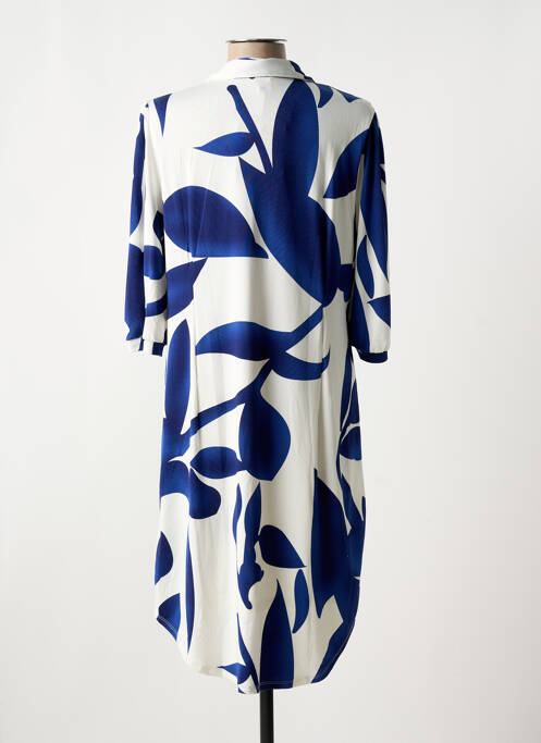 Robe mi-longue bleu K-DESIGN pour femme