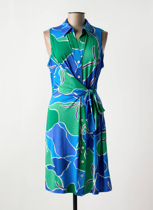 Robe mi-longue bleu K-DESIGN pour femme