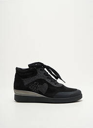 Baskets talon compensé talon de 4 à 6cm noir ARA femme