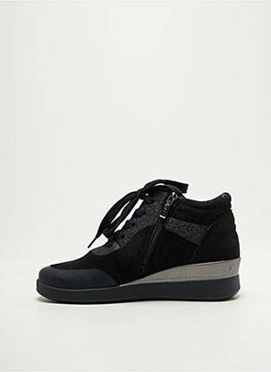 Baskets talon compensé talon de 4 à 6cm noir ARA femme
