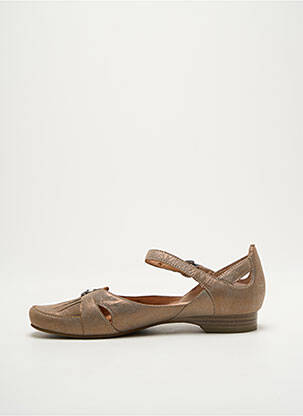 Sandales/nu pieds tissage satiné talon plat jusqu'à 3cm marron KARSTON femme