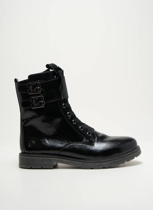 Bottines/boots fermeture zip et lacets talon plat jusqu'à 3cm noir REMONTE femme