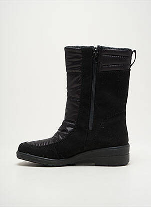 Bottines/boots tissage satiné talon de 4 à 6cm noir JENNY ARA femme