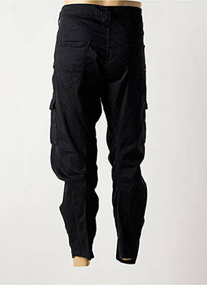 Pantalon cargo tissage popeline taille normale noir LE TEMPS DES CERISES homme
