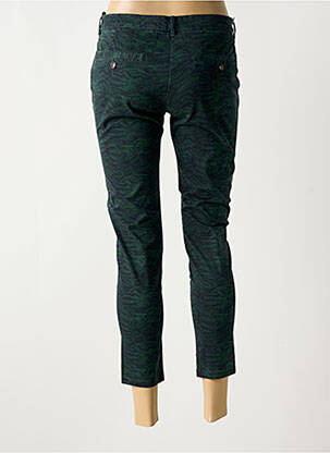 Pantalon chino tissage popeline taille normale noir REIKO femme
