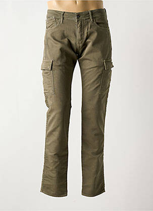 Pantalon cargo vert LE TEMPS DES CERISES pour homme