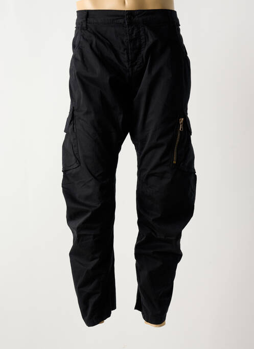Pantalon cargo tissage popeline taille normale noir LE TEMPS DES CERISES homme