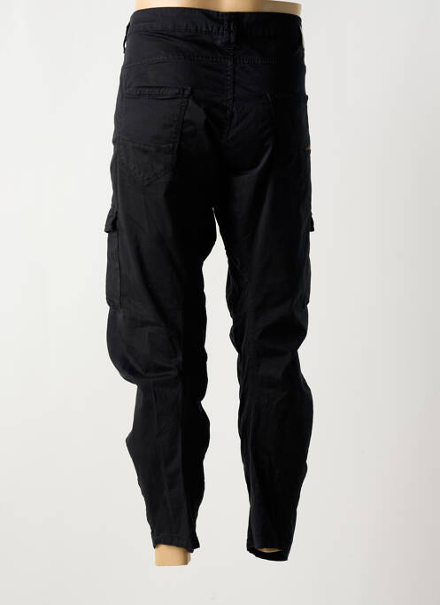 Pantalon cargo tissage popeline taille normale noir LE TEMPS DES CERISES homme