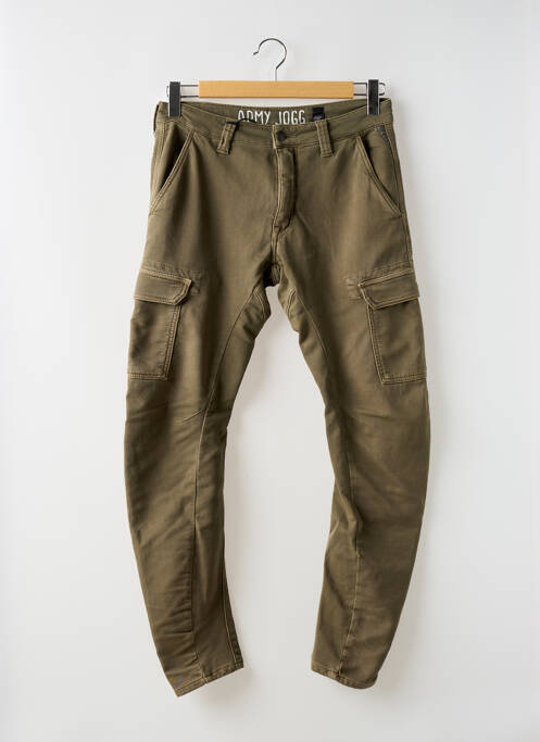 Pantalon cargo vert LE TEMPS DES CERISES pour homme