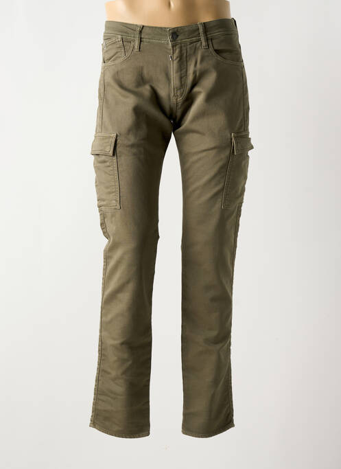 Pantalon cargo vert LE TEMPS DES CERISES pour homme