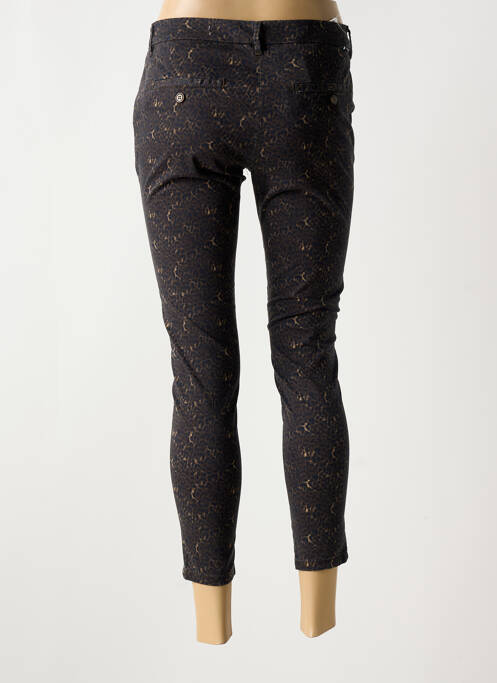 Pantalon chino marron REIKO pour femme